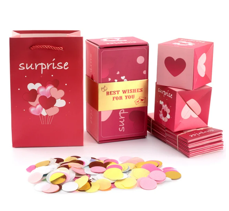 Packing Material DIY Birthday Surprise Gift Box Party Favors Funny Money Explosion Box