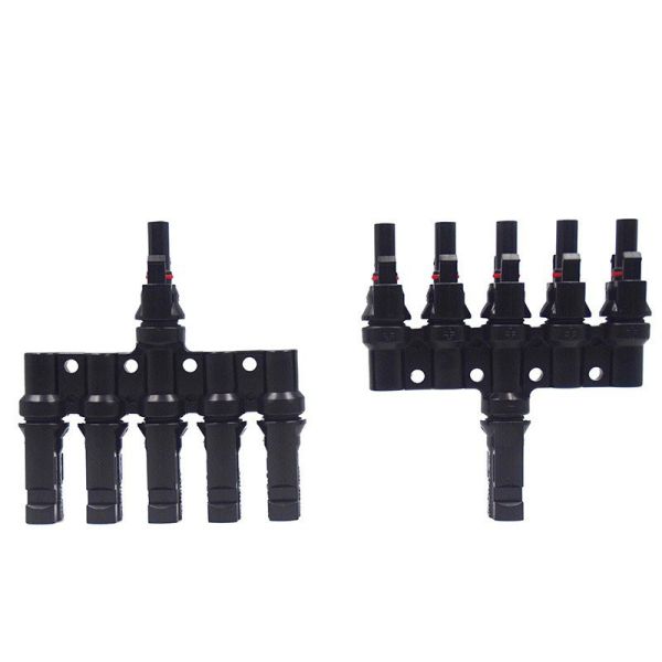 PPO PV-MDY3 ip67 1000v 30a UL94-V0 Solar Photovoltaic T-Connector