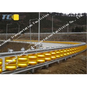 Double Buckets Q235 Q345 Road Rolling Barrier Customizable