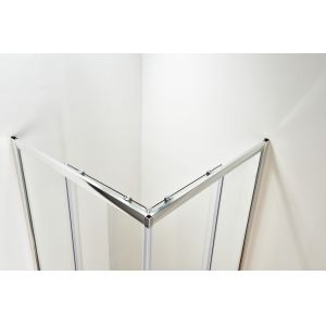 900x900x1900mm Corner Shower Cubicle Tempered Glass