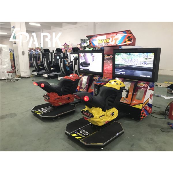 2 Player Racing Game Machine , Ordinary TT Motorcycle Arcade Machine