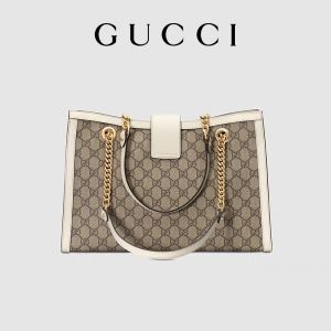 GG Gucci Padlock Shoulder Bag Medium Supreme Canvas Customized