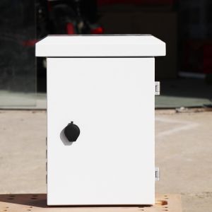 Galvanized Steel Electrical Enclosure Cctv Power Supply Distribution Box White