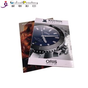 Glossy Lamination Catalog Printing Services A4 Landscape Brochure Printing
