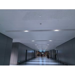 Composite Metal Honeycomb Acoustic Ceiling Tiles RAL White Aluminium Micro