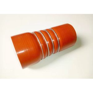 Automotive Turbo Silicone Rubber Hose Wire Ring Reinforced Hardness 65-75 Shore