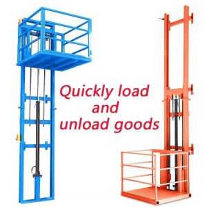 Electric Hydraulic Easy Lift 1 Ton 8m Warehouse Cargo Lift