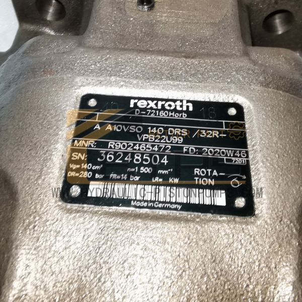 A10VSO140DRS 32R-VPB22U99 Variable Axial Piston Pumps Rexroth A10vso 32 Series