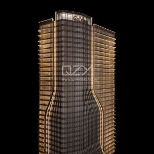 1:150 Luxury Seaview Apartment Model with Photorealistic Precision Ultimate