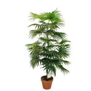 105cm Height Artificial Potted Floor Plants Mini Fan Palm Tree