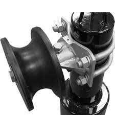 Nylon Rod Black Roller 4 Inch Galvanized Round And Square