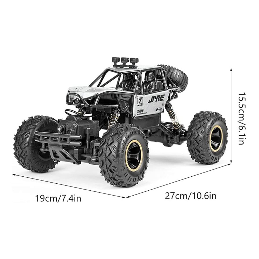 1 18 4WD Electric RC Cars Rechargeable 2.4Ghz Off Road Rock Crawler for Kids Gifts