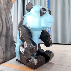 Waterproof Realistic Animal Model Customized Animatronic Panda Model