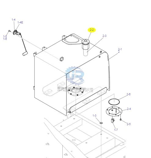 OEM Yn20p01034p2 Fuel Tank Cover Sk330-8 Excavator Spare Parts
