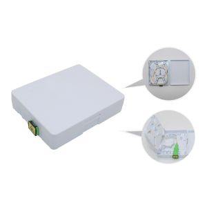 SC Simplex Fiber Optic Patch Panel - Wall Mountable Plastic Fiber Terminal Box
