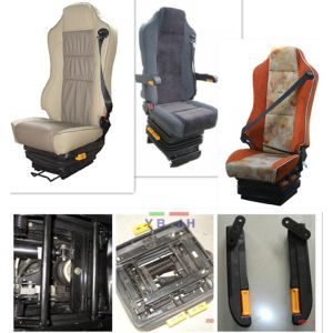 Quality Adjustable Armrest Bus Driver Seat Strong Steel Innner Frame Structure for sale
