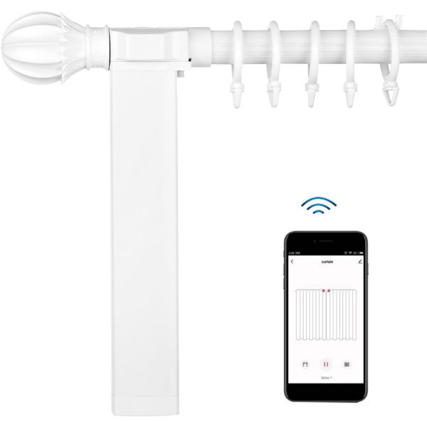 Buy 6m Length Electric Roman Curtain Track System For Smart Home at wholesale prices