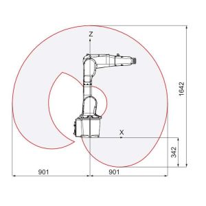 Handling Robotic Arm 6 Axis IRB 1300 With CNGBS Robot Gripper For Material
