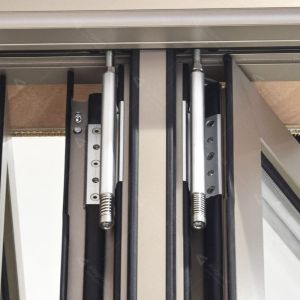 Insulated glass Restaurant 2mm Aluminum Bifold Windows