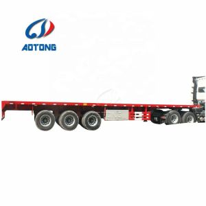 40ft 3axle Flatbed/Skeletal Container Trailer with Mechanical Suspension and