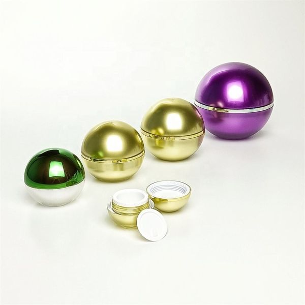 Luxury Round Body Butter Packaging Cream Jar Skincare Scrub 15G With Screw Cap