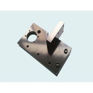 Custom design Aluminum6082 custom part with electrophoresis black color, MOQ1pcs