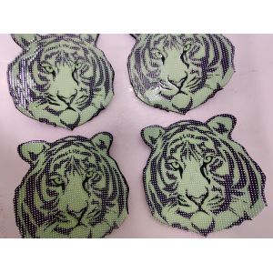 Eco - Friendly Iron On Garment Heat Seal Rubber Patches