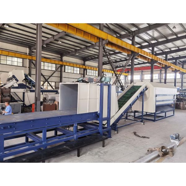 Automatic PET Bottle Washing Line Stainless Steel Pet Bottle Crushing Machine 2000kg/Hr