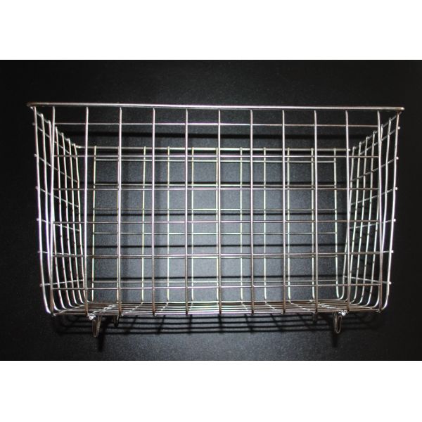 Wire Mesh Strainer Disinfection Stackable Wire Baskets Food Grade Metal