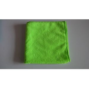 80%Polyester 20%Polyamide Light Blue Microfiber Cleaning Towel