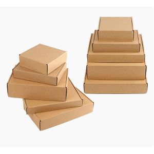 Recyclable Courier Delivery Box Hard Cardboard Kraft Paper 150x150x50cm