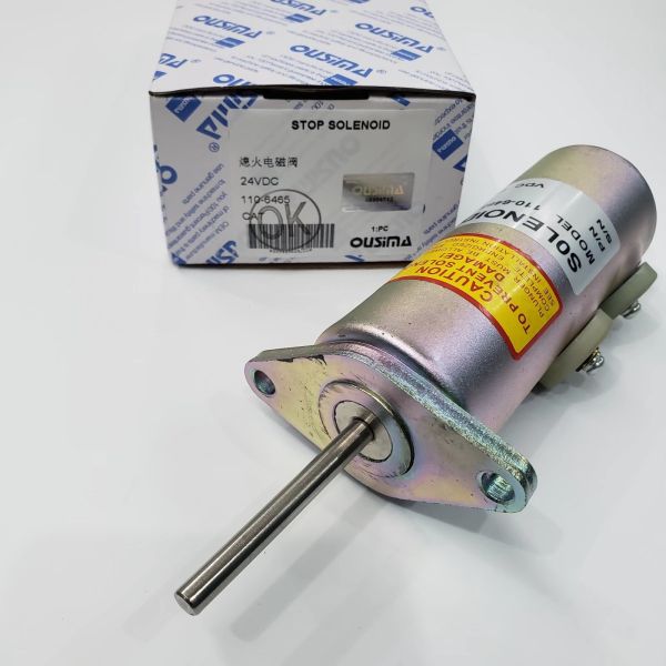 OUSIMA 110-6465 1106465 24V Flame out Solenoid Stop Solenoid Cut off Solenoid For Excavator Part