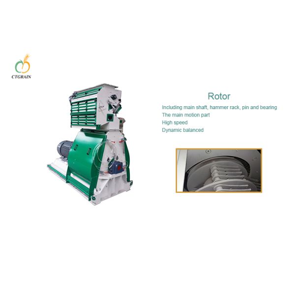 Dynamic Balance Maize Hammer Grain Milling Equipment