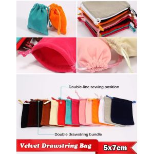 Shockproof protective &Storgae Reusable durable soft lightweight velvet jewelry