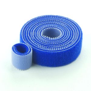 Red Back To Back , Fasten Loop And Hook Tape 25MM