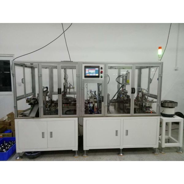 Easy Operation Assembly Automation Equipment , Automated Padded Hose Clamp