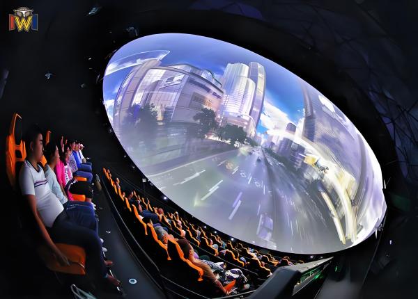 Buy VR Dome Cinema with Surround Sound and Dynamic Platform for an Immersive Modular Design Experience at wholesale prices