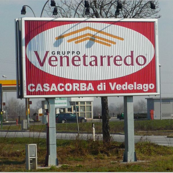 Buy Highway aluminium outdoor advertising rotating triple sign at wholesale prices