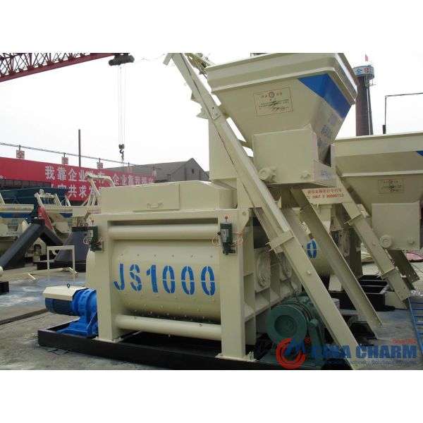Wet Ready Mix Concrete Plant , Mini Concrete Batching Plant 50 M3/H Rated Productivity