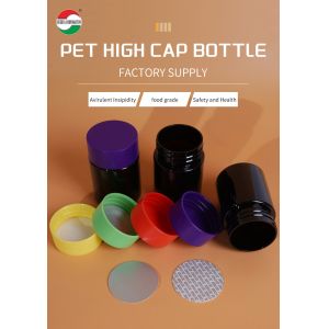 China Factory Customized Lucifugal Stronge PET Plastic Can for Candies Soft