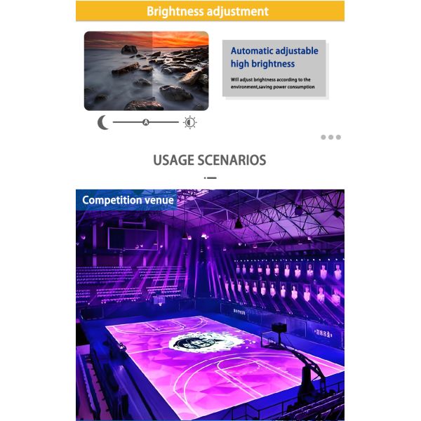 Full Color Dance Floor LED Screen P4.81 LED Screen Floor Tiles With SDK Function