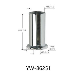 Brass Wire Rope Ceiling Attachment Parts Hemispherical With Groove YW86248