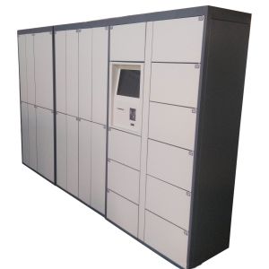 Green Intelligent Laundry Locker With Safety Camera Option , Simple Operation