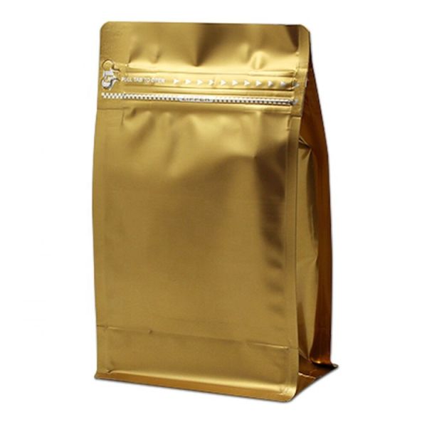 Customized Size Aluminum Foil Stand up Zipper Pouch Coffee Bags with Valve