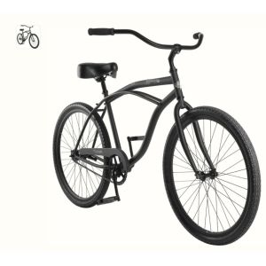 26 Inch Red Color Men's Classic Beach Cruiser Bikes with Big and Comfortable