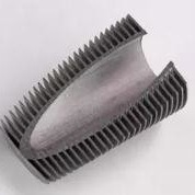 DELLOK Aluminum Fin Tube 1100 Knurled Thickness 0.45mm Crimped