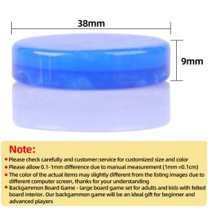 Custom Pink Acrylic Backgammon Pieces Checkers Luxury Backgammon Board