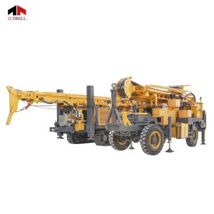 Trailer Mounted 92KW Hydraulic Rotary Water Well Drilling Rig