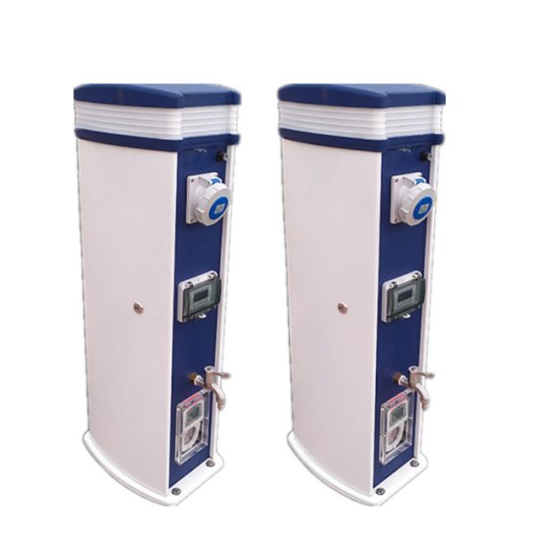 Buy IP67 Marine Pontoon Dock Water And Power Pedestal Anti Impact at wholesale prices