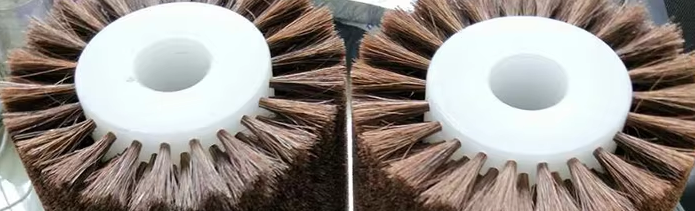 Customized Horsehair Roller Brush for Fruit Polishing and Waxing